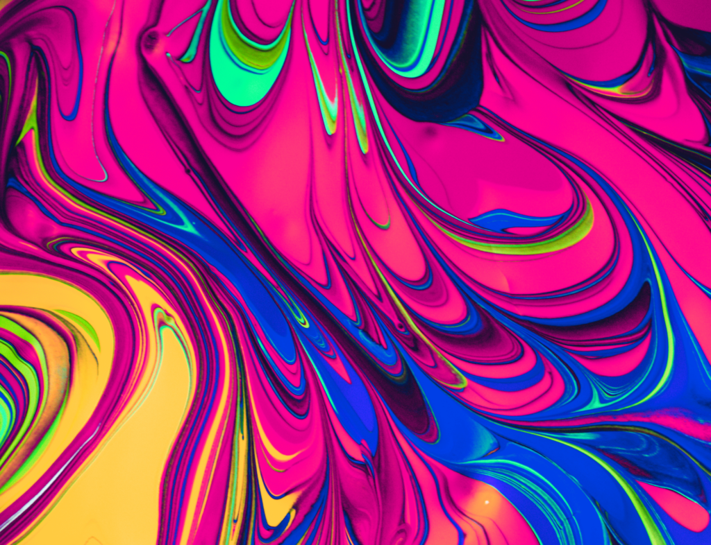 Colorful abstract psychedelic art